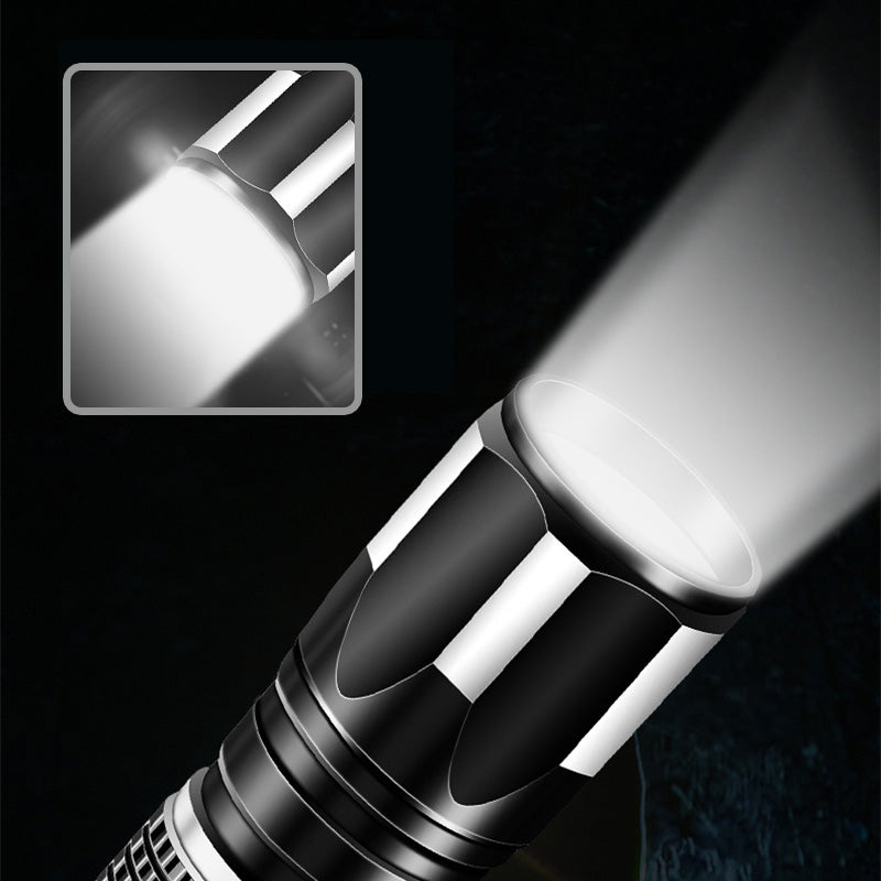 Rechargeable mini LED flashlight with high brightness