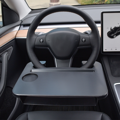 2-in-1 Car Steering Wheel Tray & Seat Gap Filler