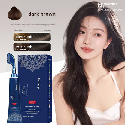 ⏳Time-Limited Special⏰Herbal Hair Dye Comb for Home Use