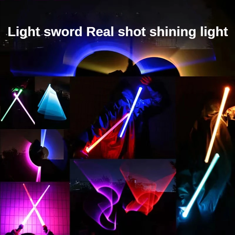 2023 New Cyberpunk Laser Sword，Sound effects, scalable, seven colors，cosplay props