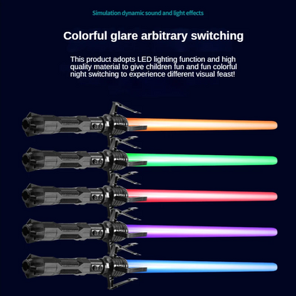 2023 New Cyberpunk Laser Sword，Sound effects, scalable, seven colors，cosplay props