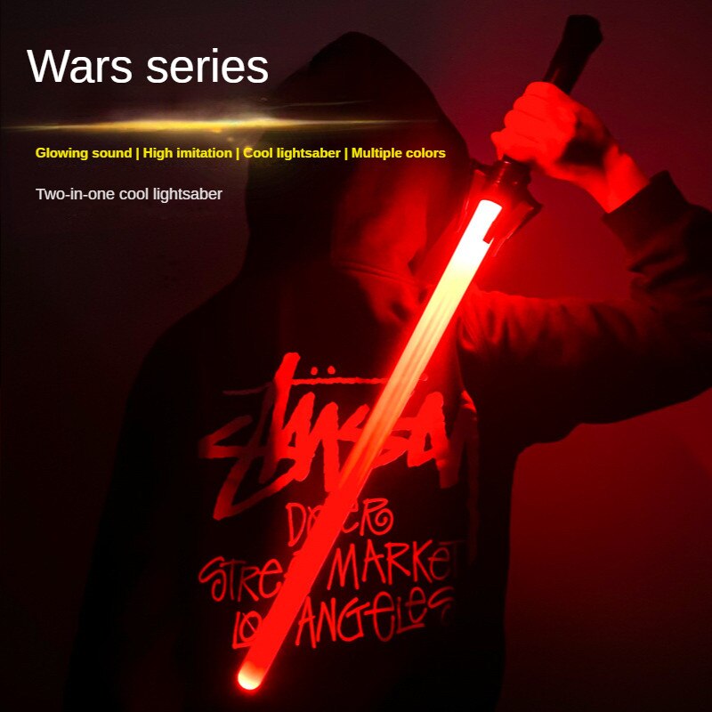 2023 New Cyberpunk Laser Sword，Sound effects, scalable, seven colors，cosplay props