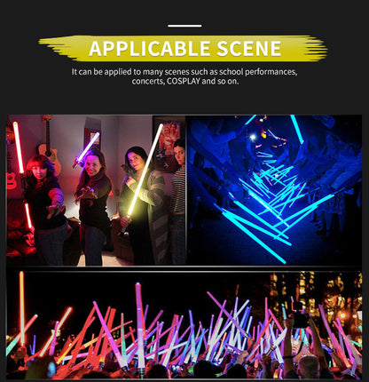 2023 New Cyberpunk Laser Sword，Sound effects, scalable, seven colors，cosplay props