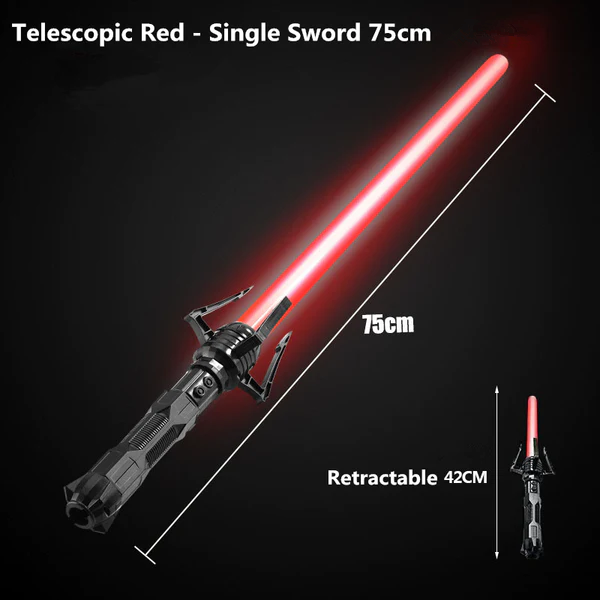 2023 New Cyberpunk Laser Sword，Sound effects, scalable, seven colors，cosplay props