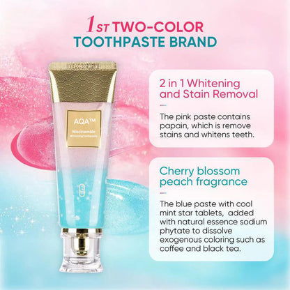 💖Niacinamide toothpaste for dazzling white teeth🦷Pearly white teeth🦷The new secret weapon for your smile!