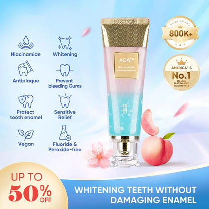 💖Niacinamide toothpaste for dazzling white teeth🦷Pearly white teeth🦷The new secret weapon for your smile!