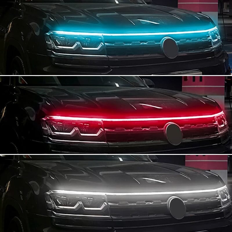 🔥【Dynamic Scan HoodBeam Kit】- 33% OFF! Light up your hood with hypnotic smooth scanning effects! ✨🚗