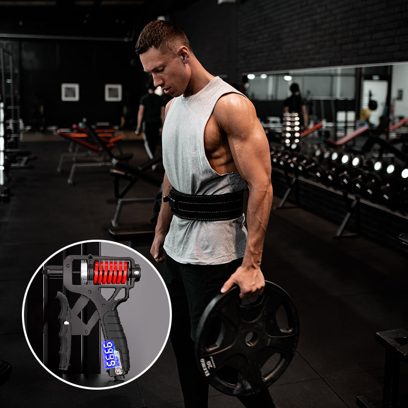 Adjustable Hand Grip Strengthener - Build Forearm Strength & Relieve Wrist Pain, 5 Resistance Levels for Home/Gym Use