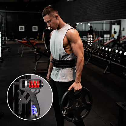 Adjustable Hand Grip Strengthener - Build Forearm Strength & Relieve Wrist Pain, 5 Resistance Levels for Home/Gym Use