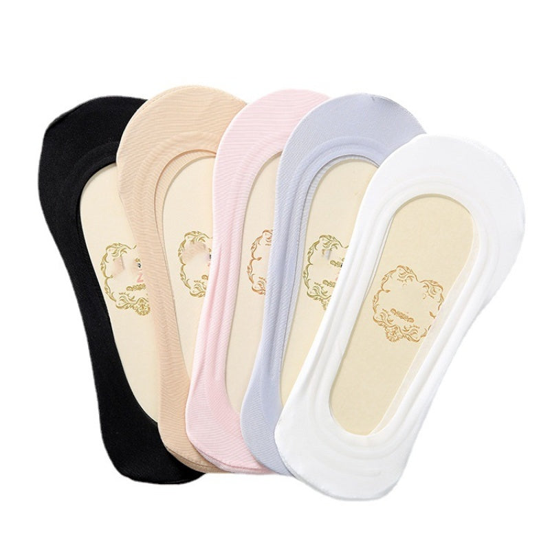 5 Pairs No Show Socks for Women