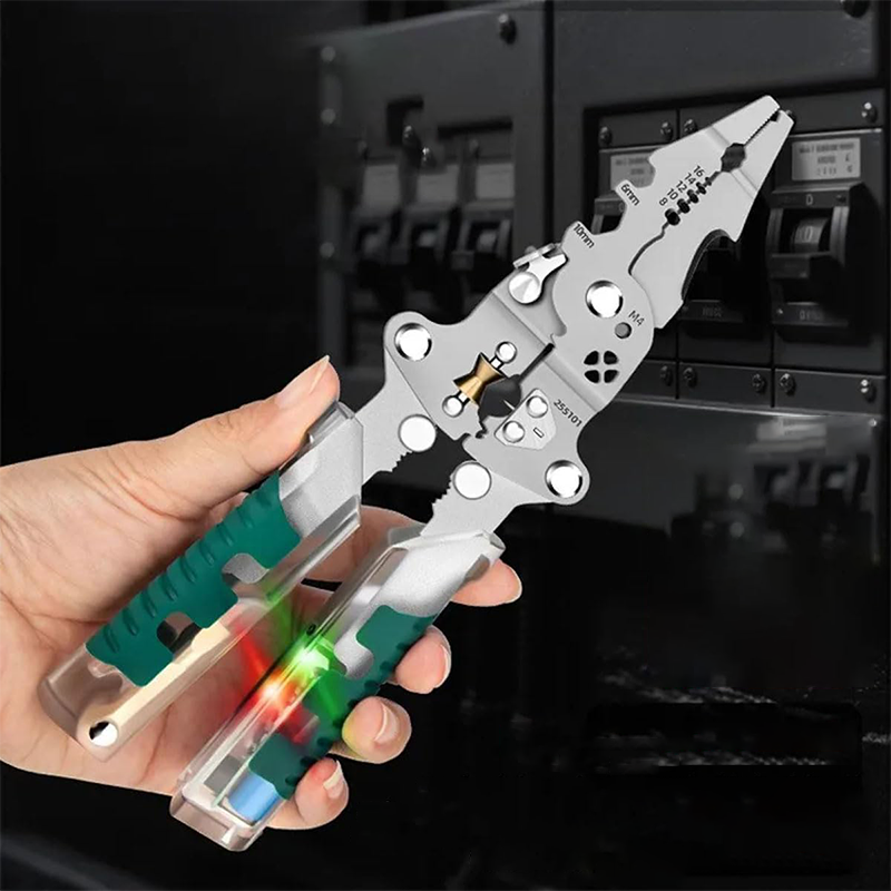 🎉New Year's Gift 50% OFF!🔧Multifunctional Folding Electrician's Pliers (Voltage Detection + 10+ Functions) - Compact & Safe for Electricians/DIY!