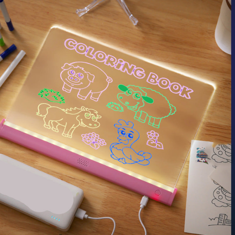 Children's Light-Up Drawing Board DIY Set