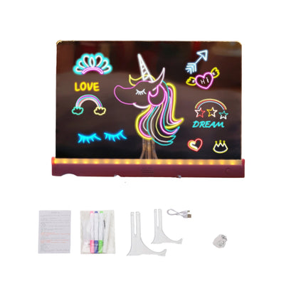 Children's Light-Up Drawing Board DIY Set