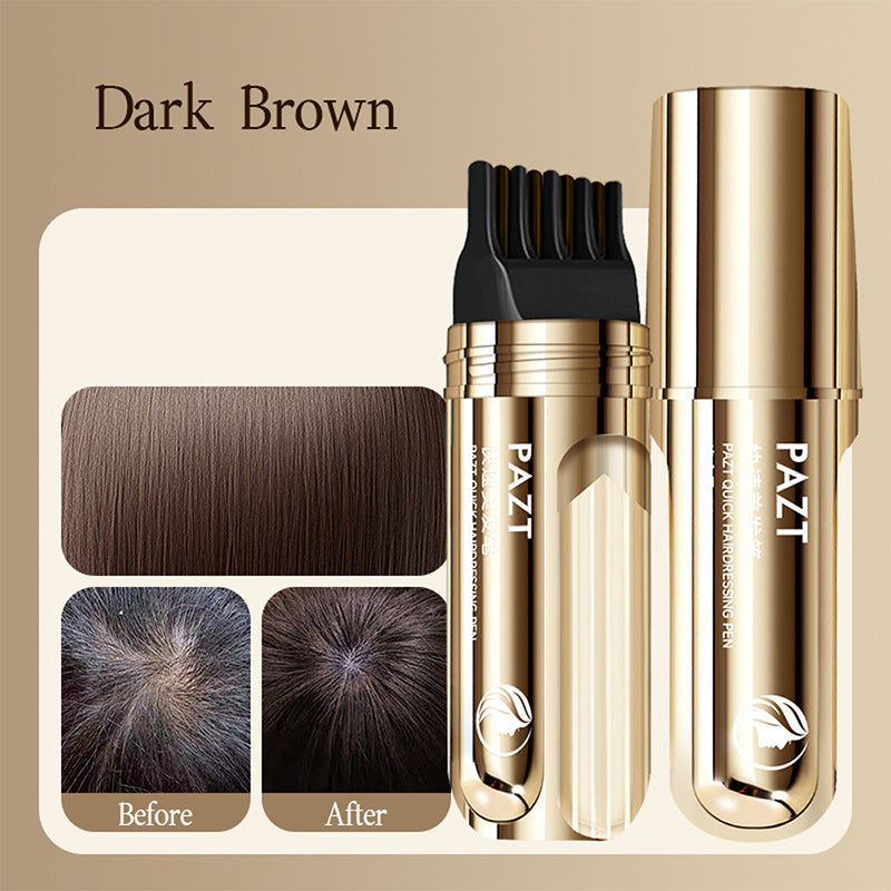 💇‍♀️✨ 2-in-1 Gray Hair Dye Comb—Perfectly even color every time!🎨