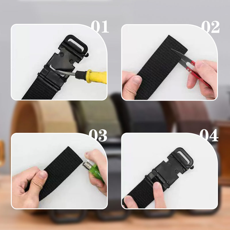 🛡️ BUY 2 GET 1 FREE! ✨ Men's Tactical Nylon Belt - Heavy-Duty Buckle & Adjustable Fit, Ideal for Outdoor/Work/Daily Use 🔥📦