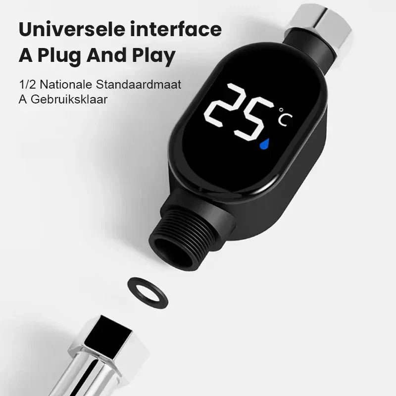 🚿 BUY 2 GET 1 FREE! - Shower Thermometer🌡️ Instant Digital Display, Waterproof & Easy Install for Safe Bathing 👶📦