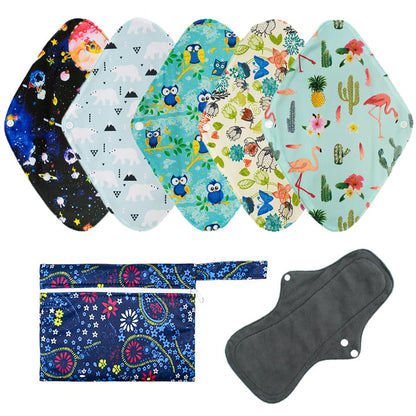 💖Reusable pads that can be used for at least 4 years (Random color)