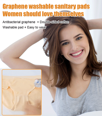 💖Reusable pads that can be used for at least 4 years (Random color)