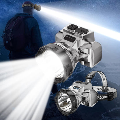 ⚡ (Limited-Time Offer) ⏳ 50-Meter Ultra-Bright High-Power Headlamp