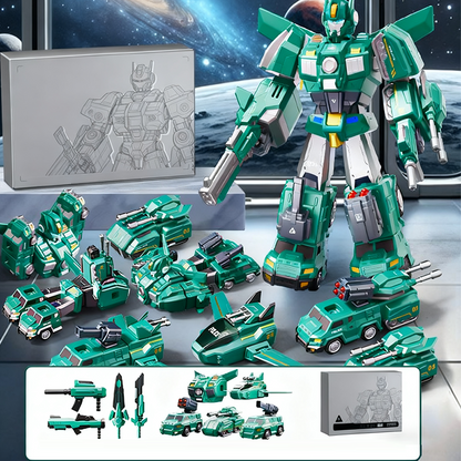 9 in 1 Magnetic Transforming Car & Robot Toy