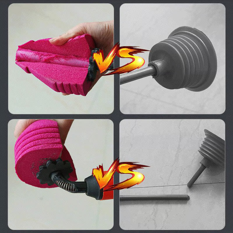 ⏰Last Day Promotion 50% OFF - 🏆Multipurpose Household High Pressure Toilet Plunger