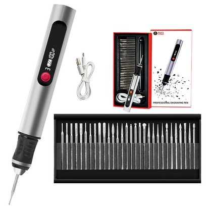 🔥Last day of the limited-time 50% off sale!🔥32 PCS Multi-Functional Electric Engraving Pen Kit