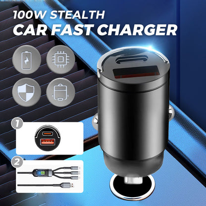 100W Stealth Car Fast Charger