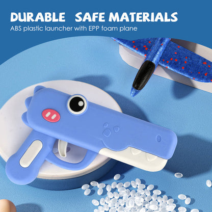 Dinosaur Airplane Launcher Toy for Kids