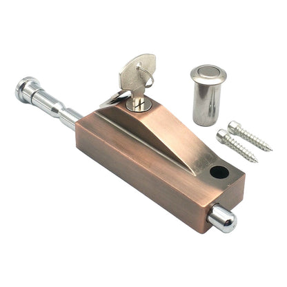 Spring Loaded Sliding Door Lock