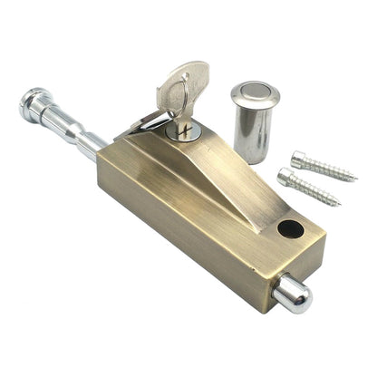 Spring Loaded Sliding Door Lock