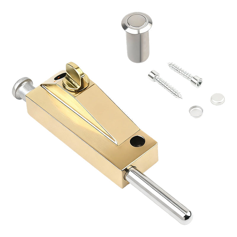 Spring Loaded Sliding Door Lock