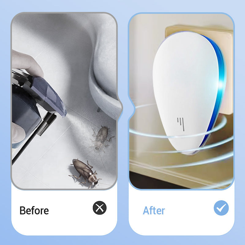 Multi-Functional Ultrasonic Silent Pest & Insect Repeller