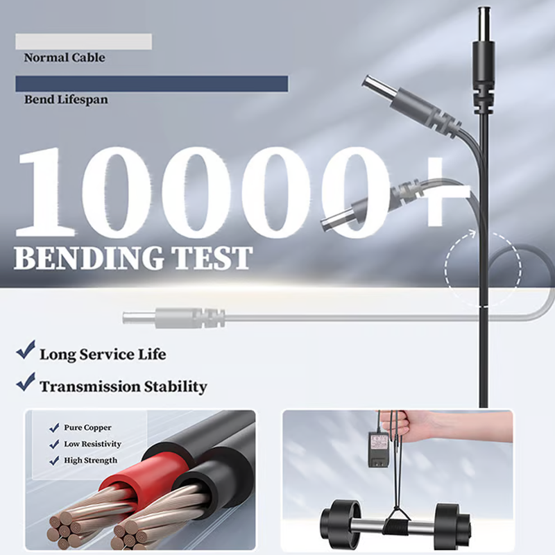 Universal High-Efficiency Lithium Battery Charger Adapter