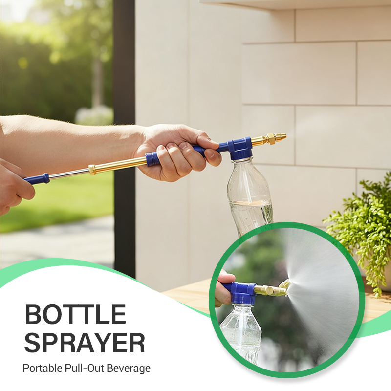 Portable Pull-Out Beverage Bottle Sprayer