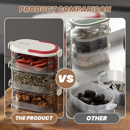 ⌚️Limited-time special offer🔥 Multi-layer Sealed Spice Organizer