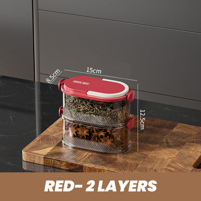 ⌚️Limited-time special offer🔥 Multi-layer Sealed Spice Organizer