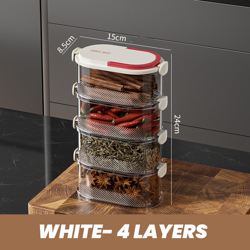 ⌚️Limited-time special offer🔥 Multi-layer Sealed Spice Organizer