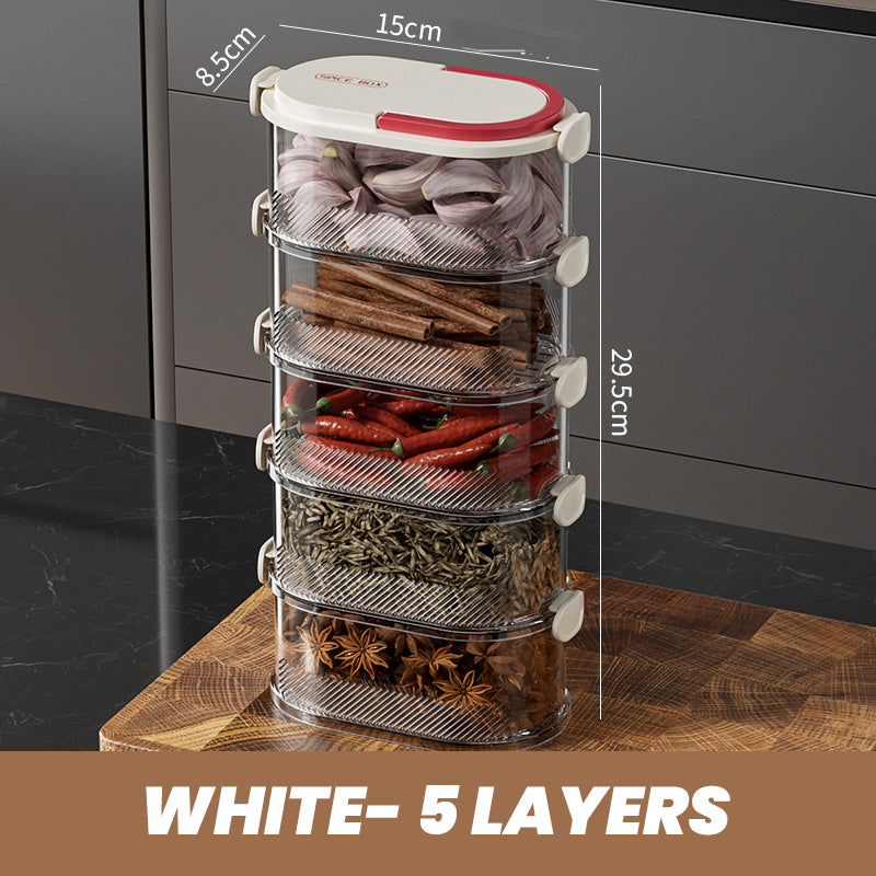 ⌚️Limited-time special offer🔥 Multi-layer Sealed Spice Organizer