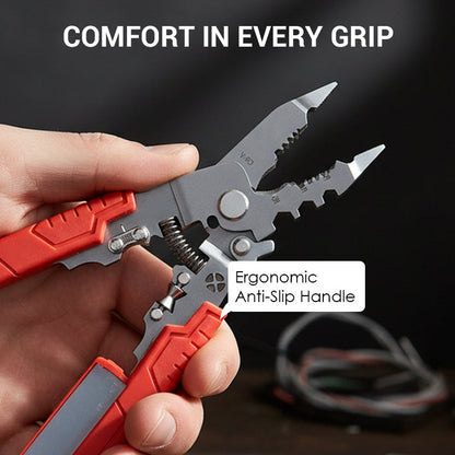 Wire Crimper Stripper with Voltage Detector
