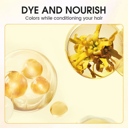 Plant-Based Foam Hair Dye for Gray Coverage