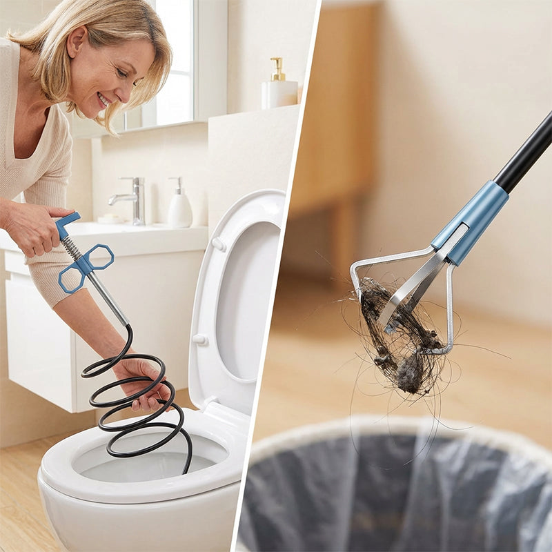 Flexible Pipe Dredging Tool with Claw Grabber