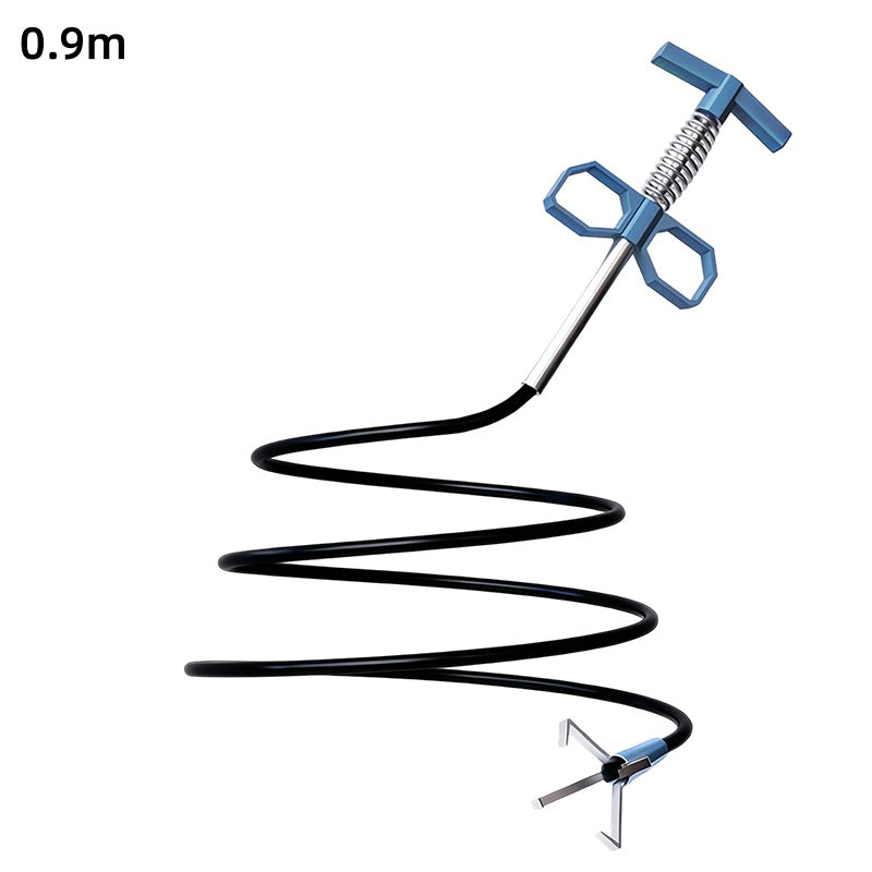 Flexible Pipe Dredging Tool with Claw Grabber