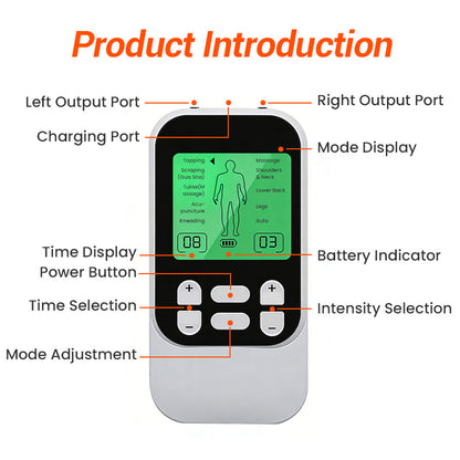 🔥2026 New Arrivals: 50% Off for a Limited Time!🔥Portable Dual Channel TENS Unit Muscle Stimulator