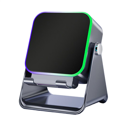 5-in-1 wireless Bluetooth speaker with induction function and adjustable cell phone holder