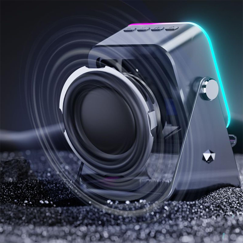 5-in-1 wireless Bluetooth speaker with induction function and adjustable cell phone holder