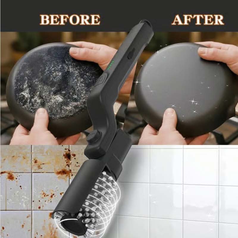 ✨ Cordless Electric BBQ Brush Cleaner