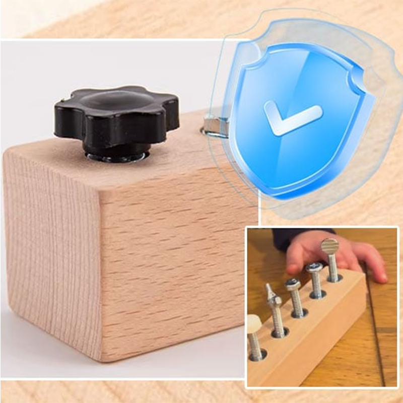 📢📢50%  OFF !! ⏰Montessori Wooden Screw Driver Board Toy