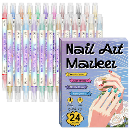 💅🖌️Dual‑Tip Nail Art Pens