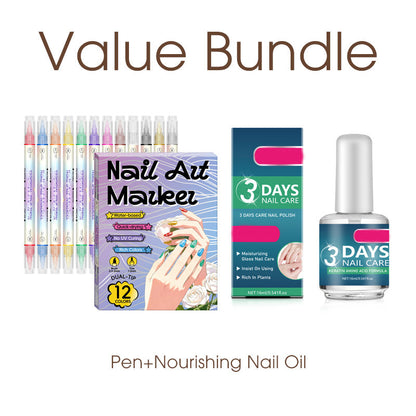 💅🖌️Dual‑Tip Nail Art Pens