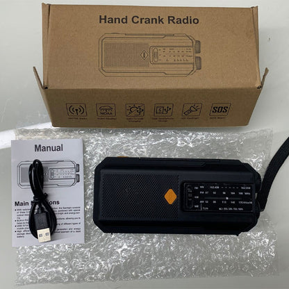 Solar Hand-Crank Emergency Weather Radio